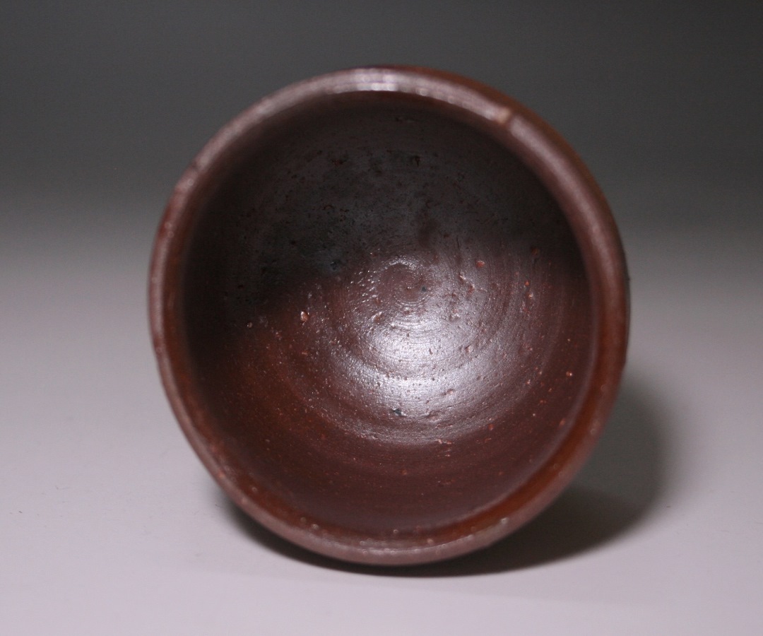 専用 人間国宝 藤原啓 緋襷酒杯 M327 専用 人間国宝 藤原啓 緋襷酒杯 M327