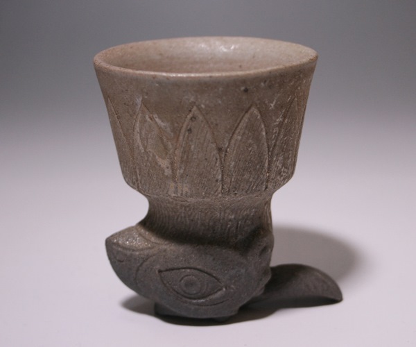 古備前 貝型 水滴 古備前 貝型 水滴 古備前水指 | Bizen