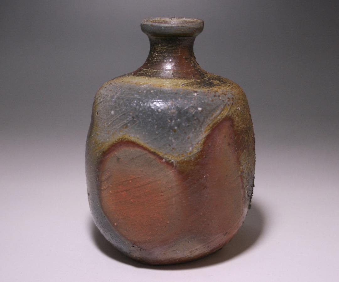 備前焼松田崋山作特別価格凄技特別出品県重要無形文化財保持者です❣️