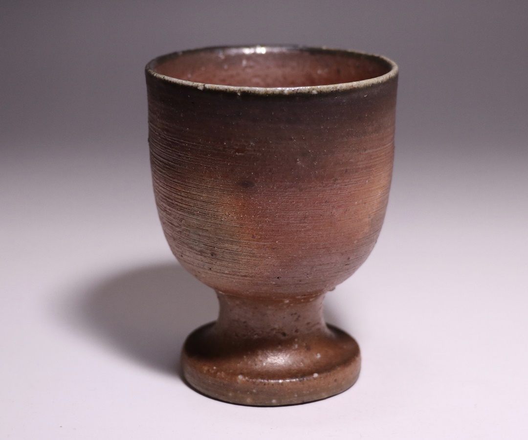 山本 出 作 「備前出彩馬上盃」 ～備前焼専門卸小売店 川口陶楽苑～