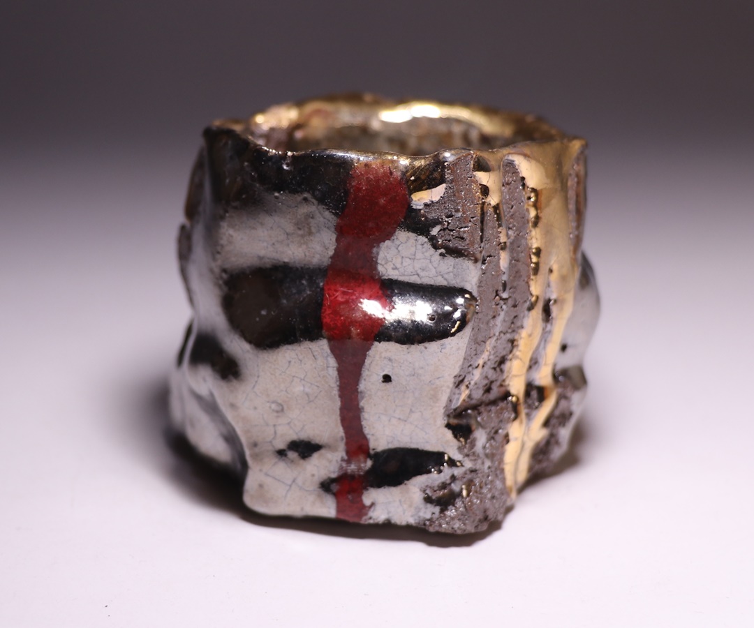 市川 透 作 「酒呑 「葉隠」」 ～備前焼専門卸小売店 川口陶楽苑～