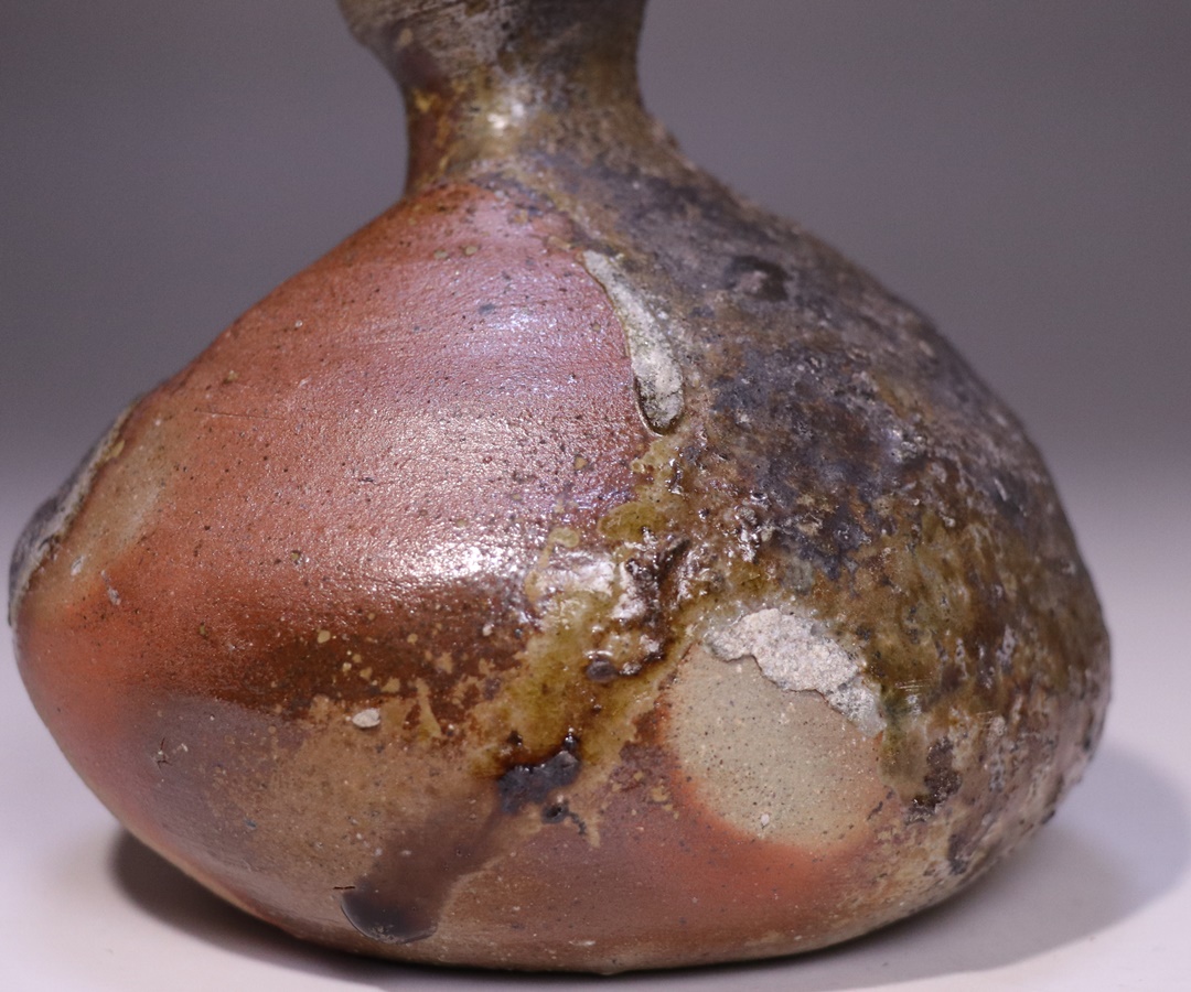 中村和樹 作 「備前窯変瓢徳利」 ～備前焼専門卸小売店 川口陶楽苑～