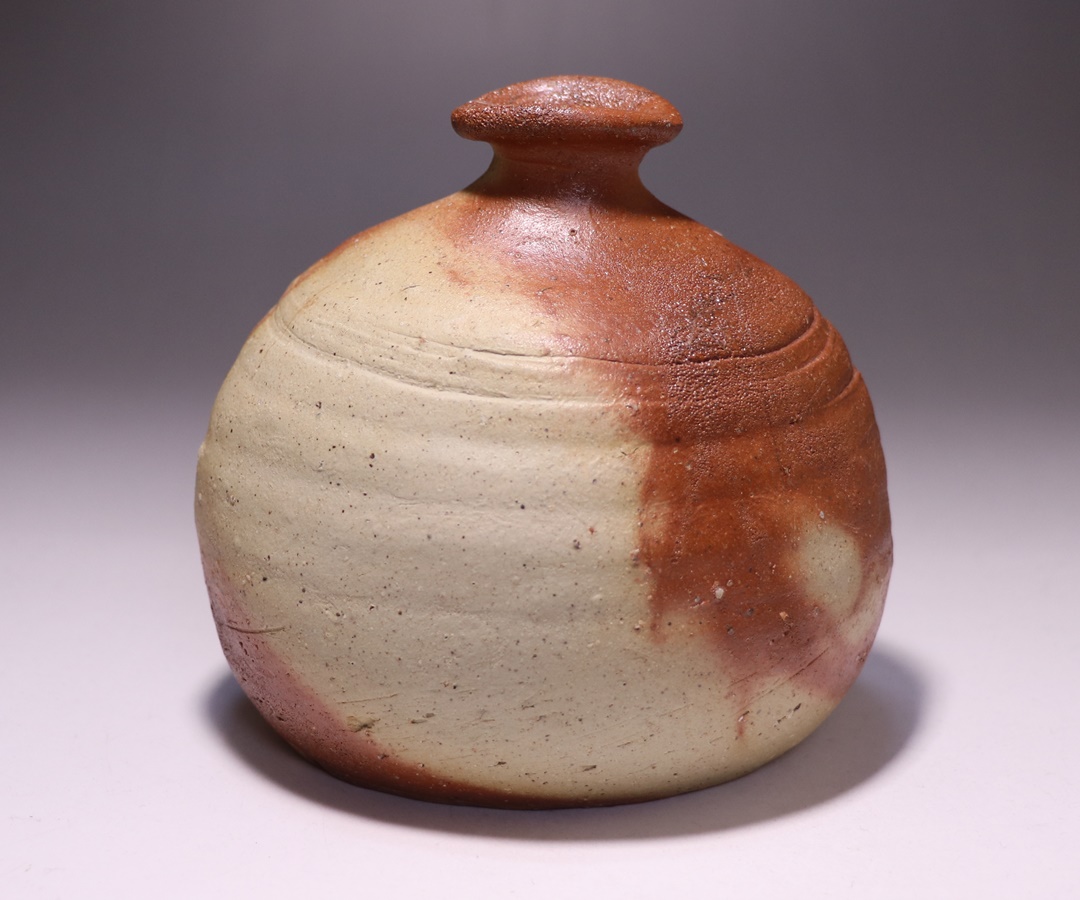 備前焼 金重有邦 瓢徳利 酒器 備前焼 金重有邦 瓢徳利 酒器 備前焼 金