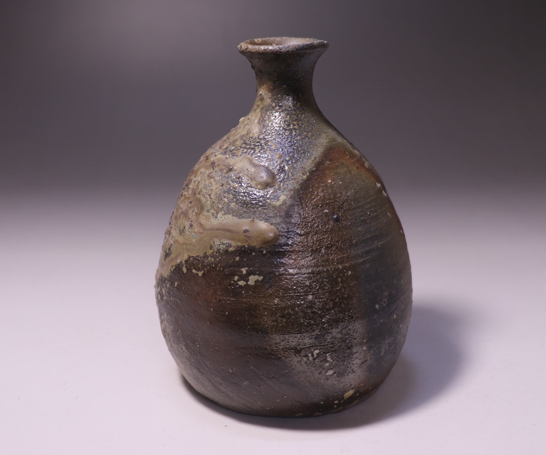 高力芳照 作 「備前窯変徳利」 ～備前焼専門卸小売店 川口陶楽苑～