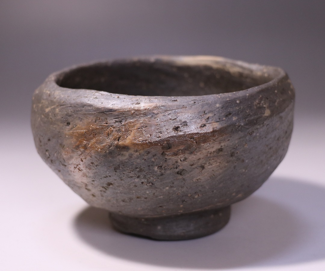 横山直樹 作 「備前自然練込茶盌」 ～備前焼専門卸小売店 川口陶楽苑～