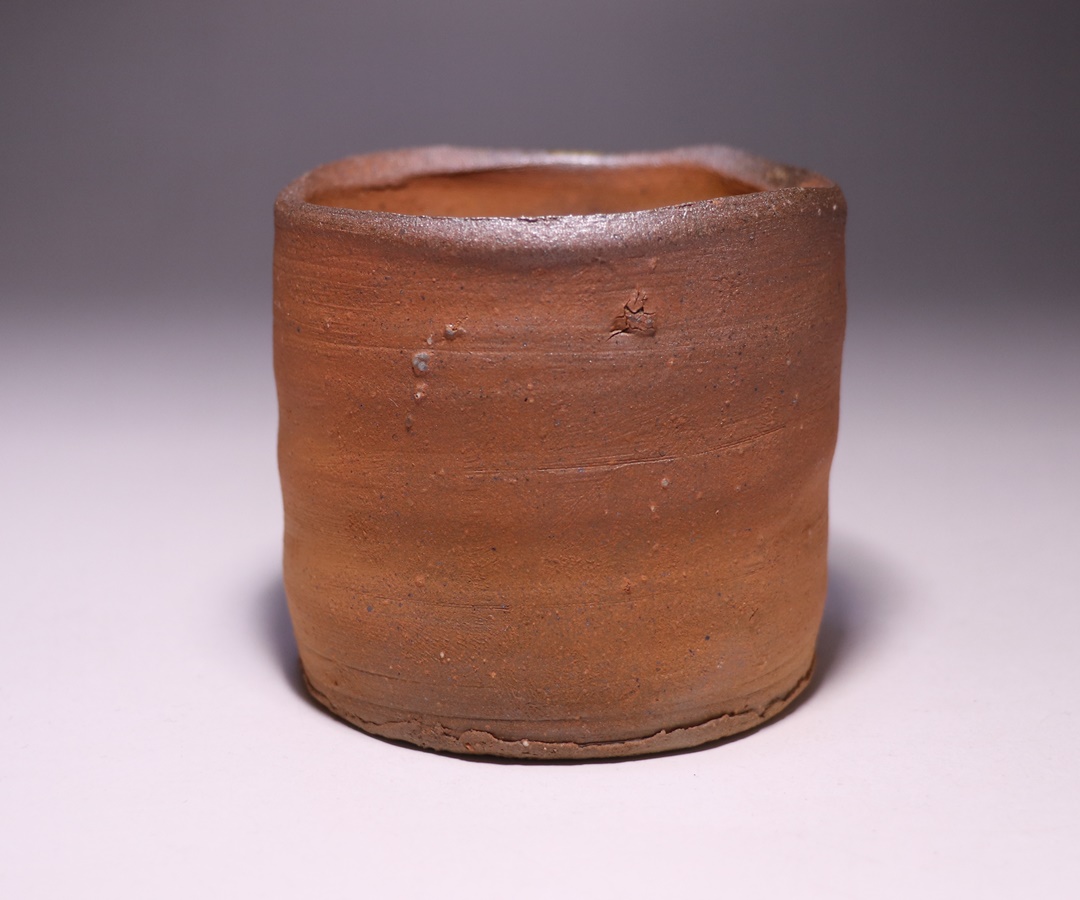 中村和樹】 秀作 備前 ぐい呑 平盃 【公式通販】