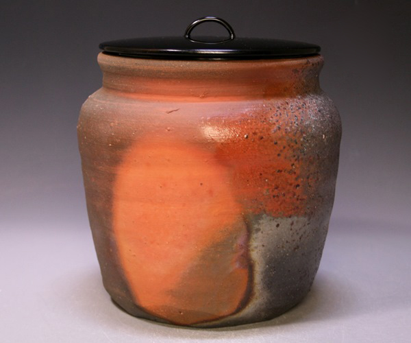 小山末廣 作 「伊部窯変種壷水指」 ～備前焼専門卸小売店 川口陶楽苑～