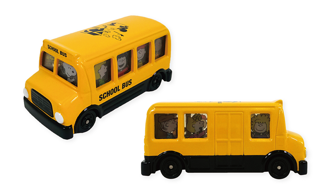 スヌーピータウン限定トミカ22 ウッドストックバスミニカー