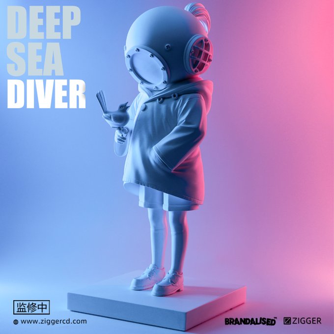未開封】 BANKSY DEEP SEA DIVER WHITE Ver. 未開封】 BANKSY DEEP SEA