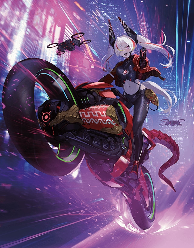 神アート 蛍光少女 4セット デュエルマスターズ デュエマ】神アート