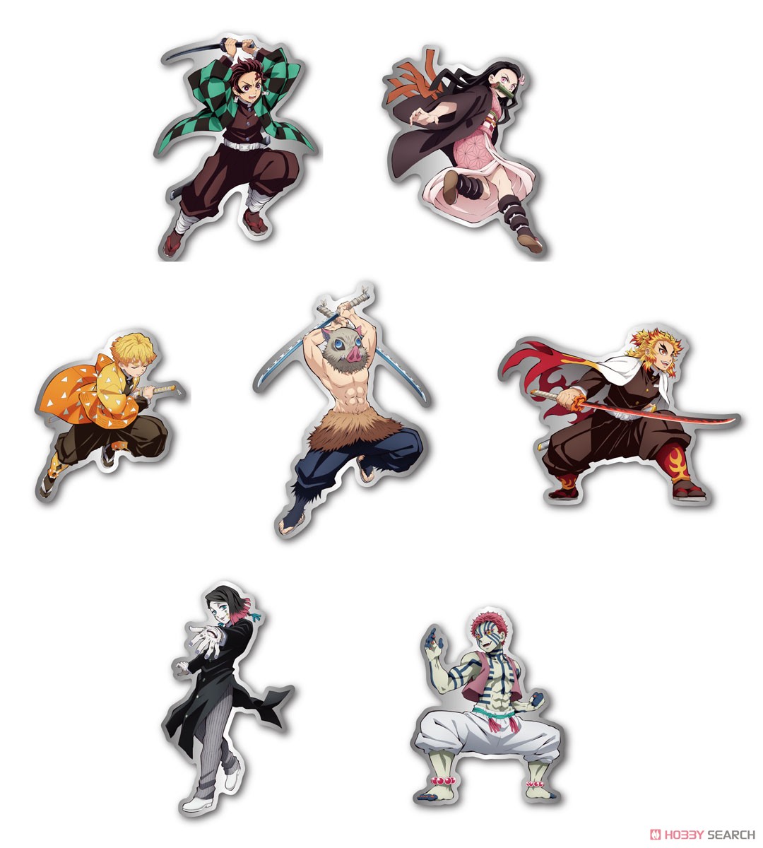 非売品】鬼滅の刃ピンバッジ（メイン4人と全柱） 非売品】鬼滅の刃