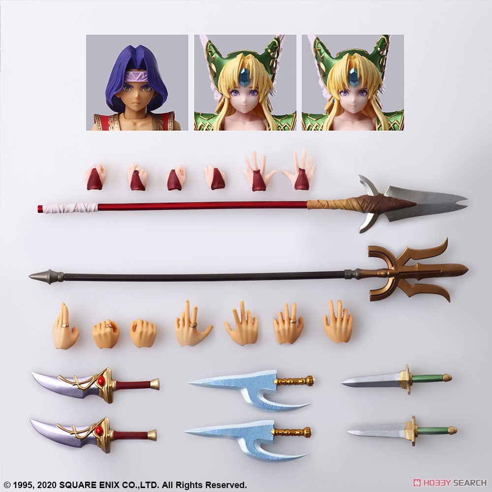 聖剣伝説3】ブリングアーツ『ホークアイ＆リース』BRING ARTS 可動