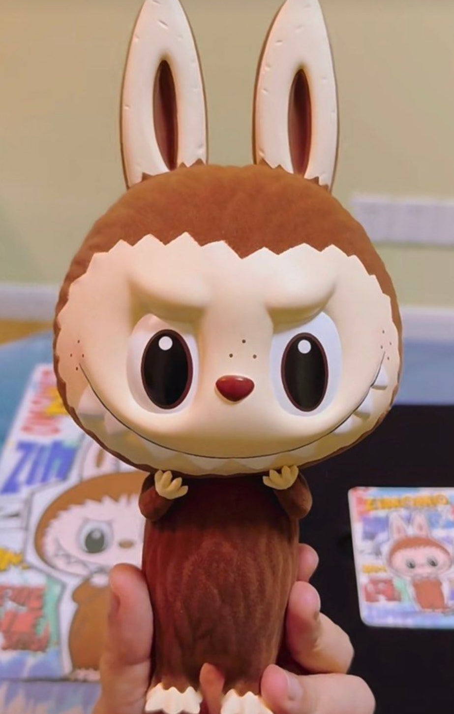 Kasing lung - Zimomo ( Fuzzy, labubu, Brown) – Toyol Toys