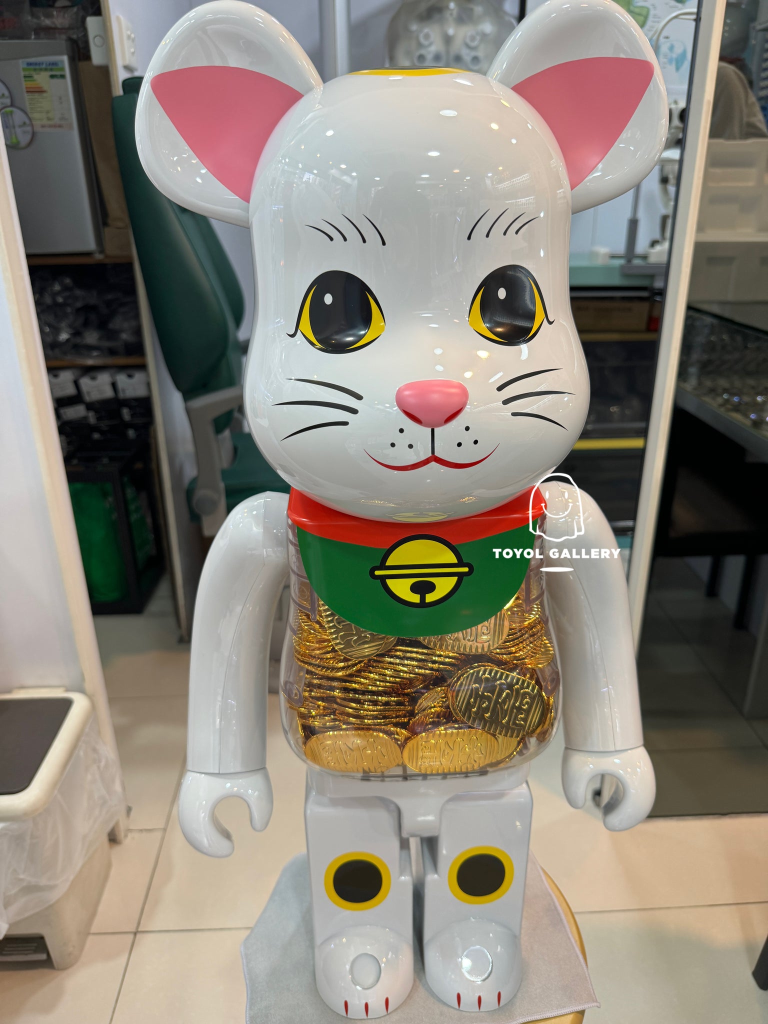 Be@rbrick Maneki neko Koban Fortune Cat 1000% ( Bearbrick) – Toyol