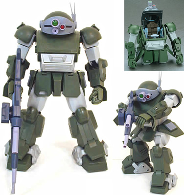 ボトムズ・1/12スコープドッグ＆キリコ・キュービー 【やまと】 ヤマト