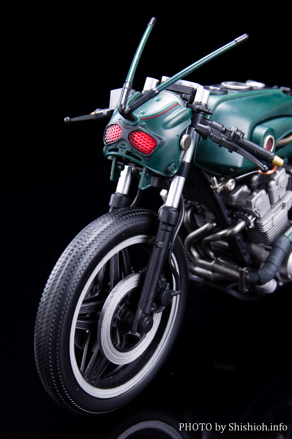 おまけつき 1/10 バトルホッパー S.I.C.風 仮面ライダーブラック 超激