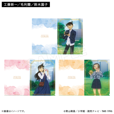 名探偵コナン ホロクリアファイルセット メモリアル/カメラver. 2種 名