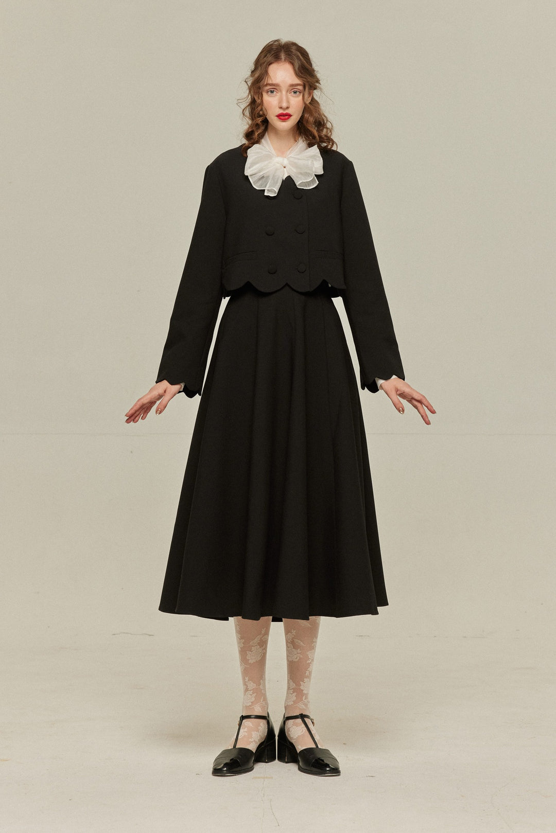 伝説の秘宝》リボンブラウス-White – Tnewties