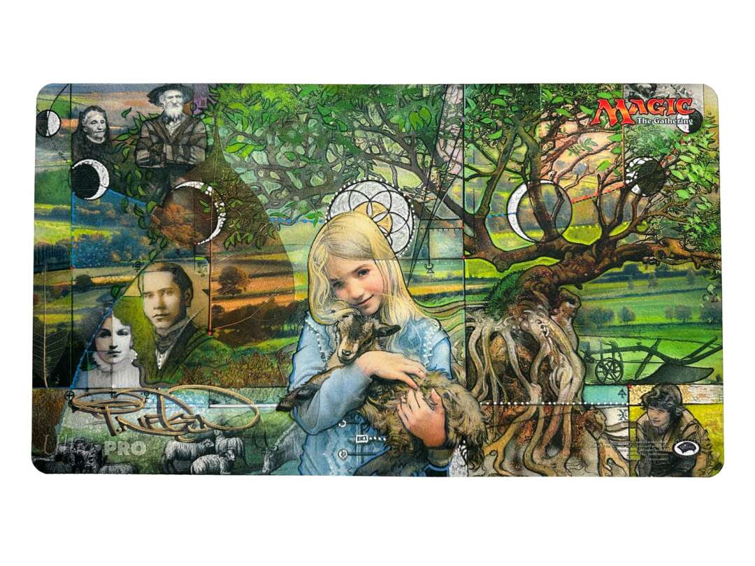 DESCENDANTS' PATH Playmat HAND EMBELLISHED in Gold & Silver-No