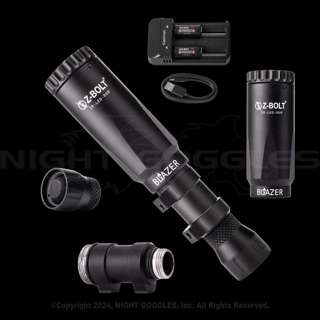 Z-Bolt BLAZER IR Illuminator (LED) 18350 Scout Body with Clicky
