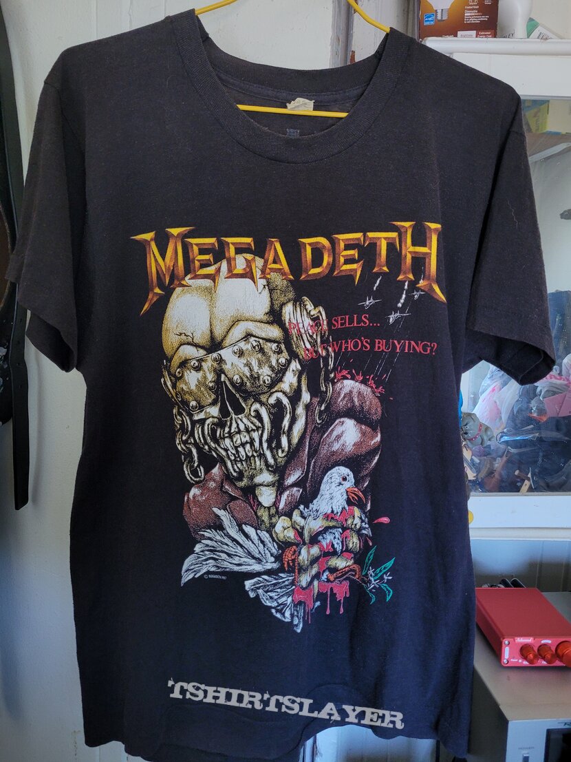 ミュージシャン Mega Death Wake-Up Dead Tour 1987s Tee