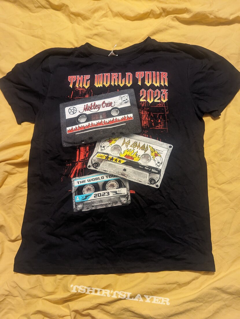 Def crue スタッフtシャツ2023デフ・レパード モトリー・クルー 【公式