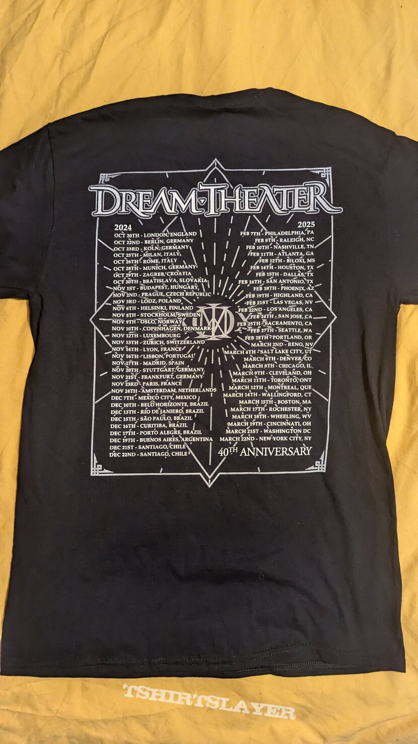 Dream Theater, 40周年ツアー記念Tシャツ 40th Anniversary Rose Crest