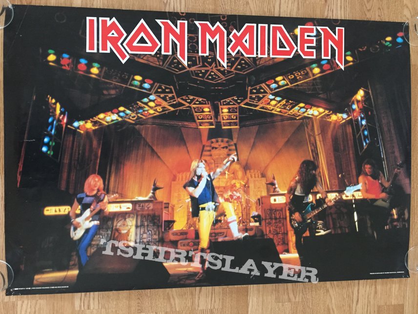 Iron Maiden Live photo World Slavery Tour (Pace/Minerva poster
