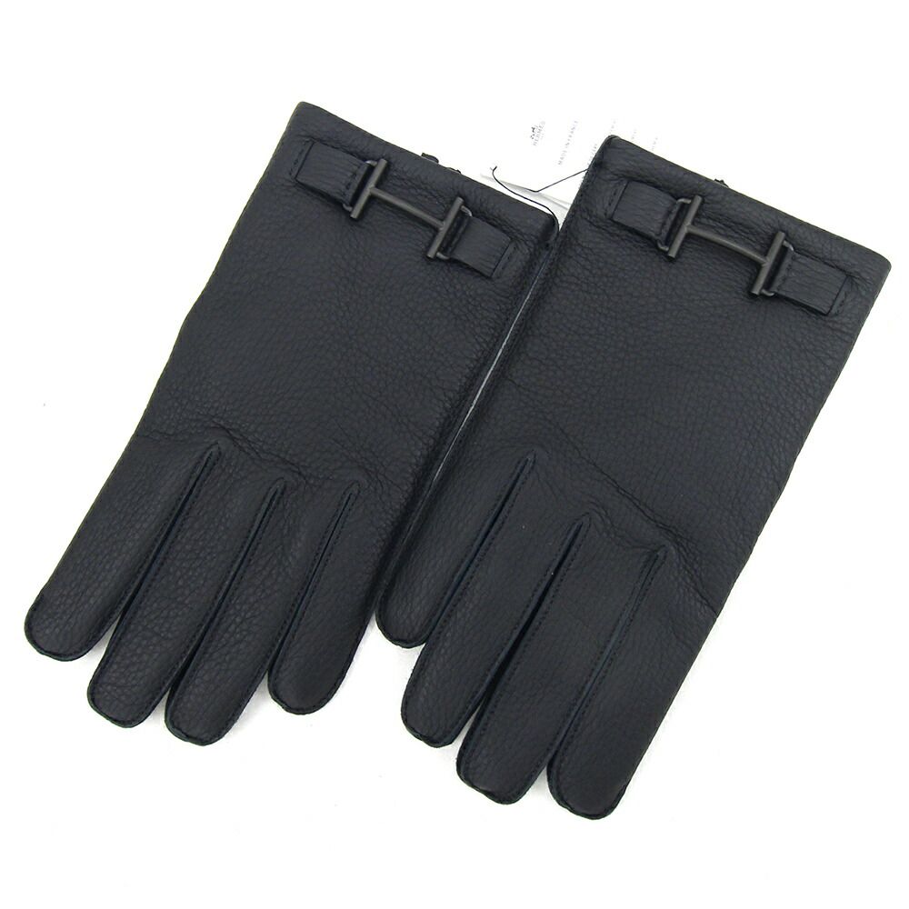 あんしん鑑定利用 新品 エルメス メンズ グローブ あんしん鑑定利用