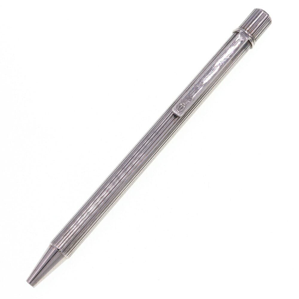 楽天市場】カルティエ ボールペン マスト ドゥ カルティエ シルバー