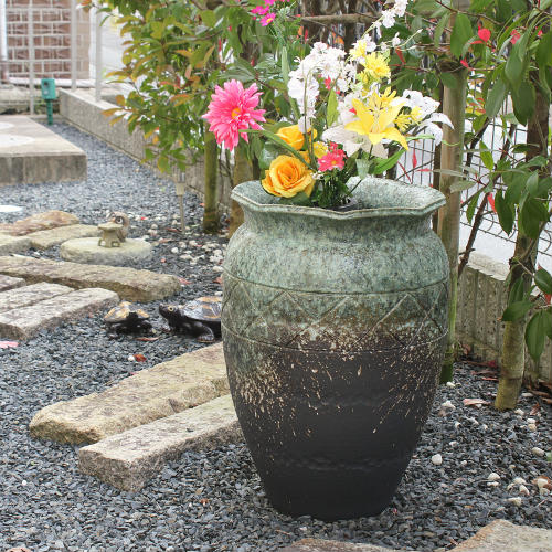 信楽焼 壺 高さ58 cm／和風 陶器 花器 信楽焼 壺」の人気商品一覧