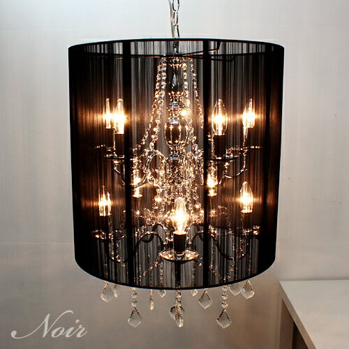 楽天市場】シャンデリア LED対応可 【Noir ノワール】10灯シェード