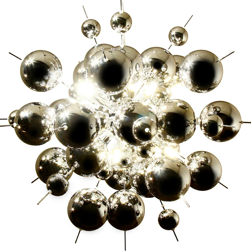 楽天市場】LED電球付属 バブルシャンデリア 照明 10灯 ガラス サロン