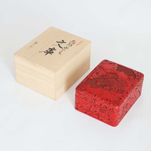 楽天市場】村上木彫堆朱 藤井漆工 文庫 伝統工芸品 小物入れ