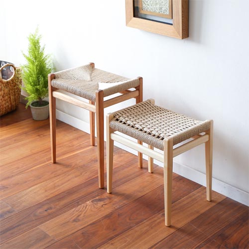 楽天市場】旭川クラフト 木ライフプロダクト ペーパーコードスツール