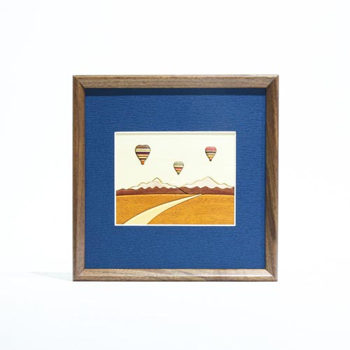 MUKU工房 工房ペッカー 寄木額絵 牧場 MUKU工房 工房ペッカー 寄木額絵