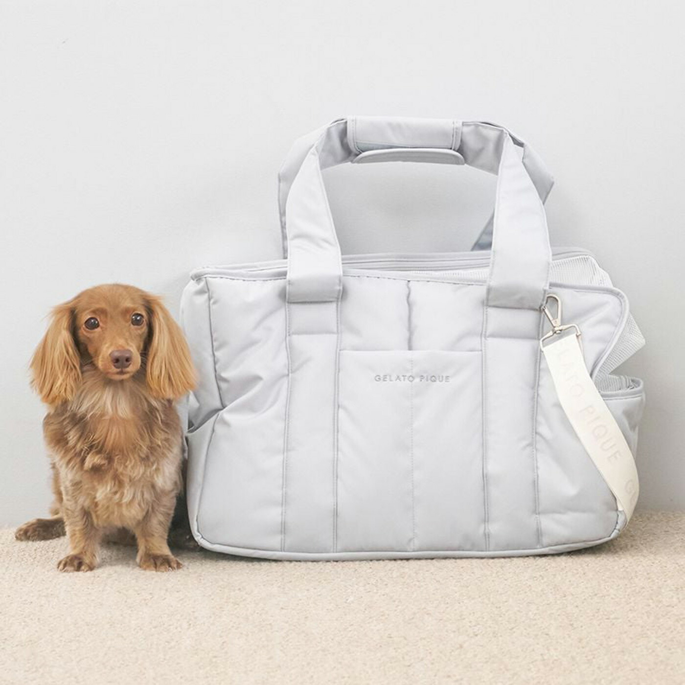 楽天市場】ジェラートピケ gelato pique CAT&DOG キルティングキャリー