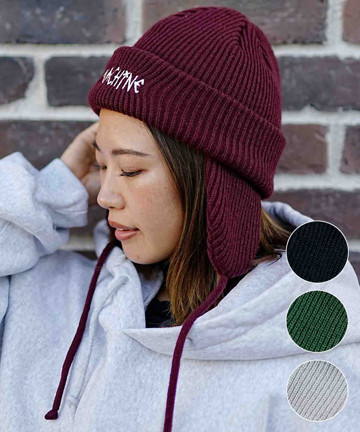 aeae EARFLAP BEANIE ビーニー ニット帽 lucky aeae EARFLAP BEANIE