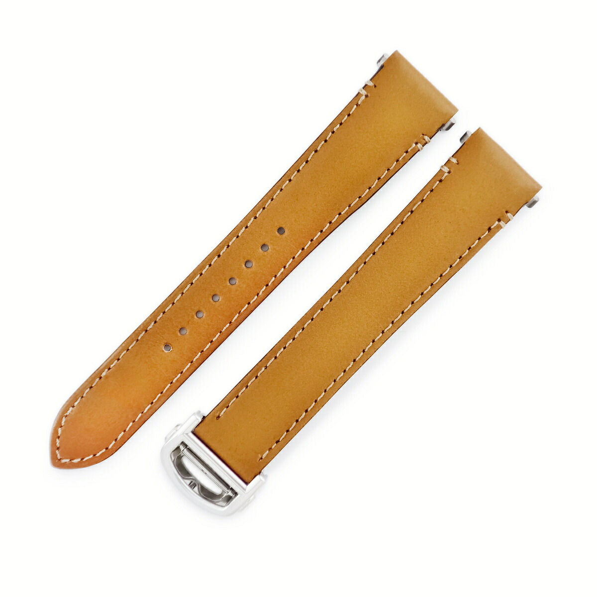 カルティエ 時計ベルト アリゲーター shiny Gold 未使用1.2センチ