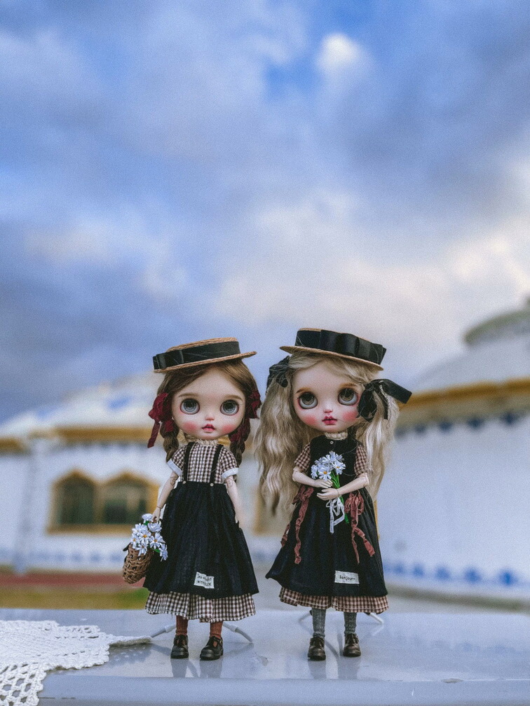 楽天市場】ブライス ネオブライス blythe レトロ 田園 麦わら帽子 帽子