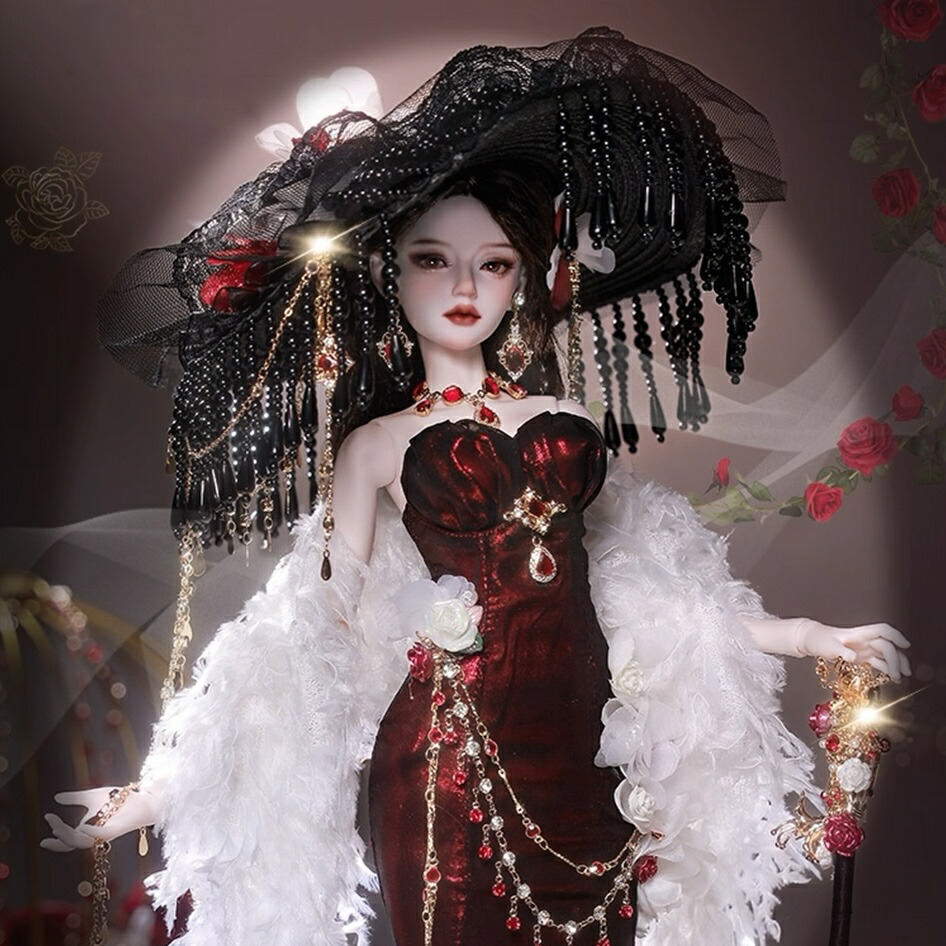 楽天市場】ドール本体 球体関節人形 女の子 フルセット Delphine 本体