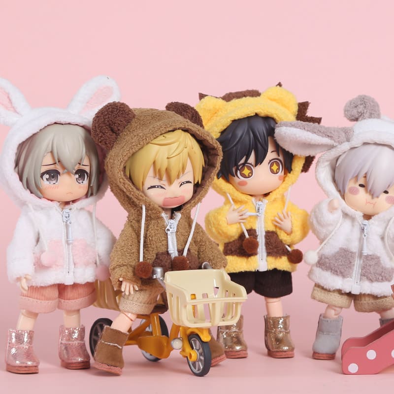 楽天市場】オビツ11 ドール 人形 服 衣装 パーカー 着ぐるみ 動物 仮装