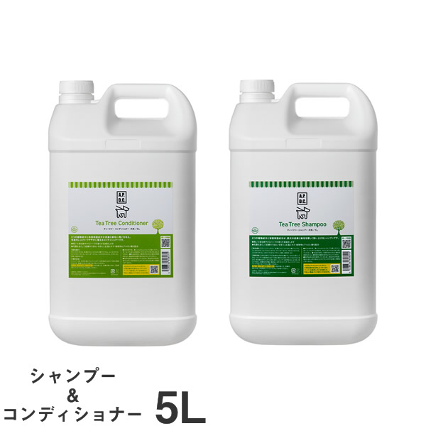 楽天市場】APDC ティーツリーシャンプー5L×コンディショナー5L セット