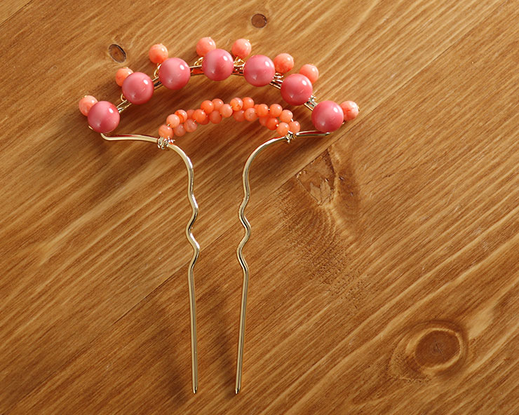 MD 簪 珊瑚 根付け 当時物 MD様専用 簪 かんざし 珊瑚 当時物 レトロ