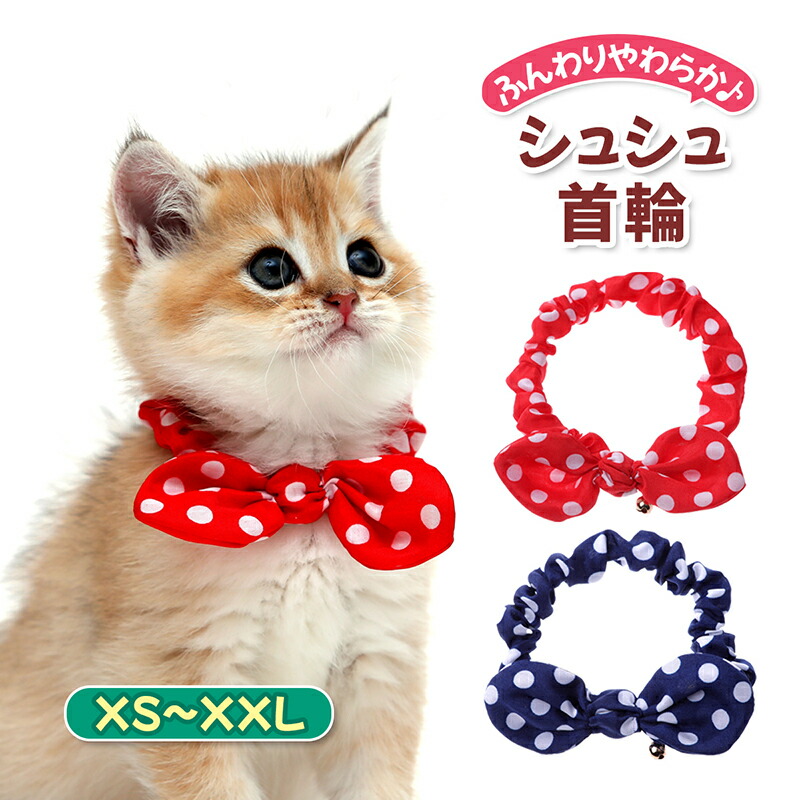 短毛(アッシュフラワー)ジューンブライドシュシュ、わんちゃん猫ちゃん用