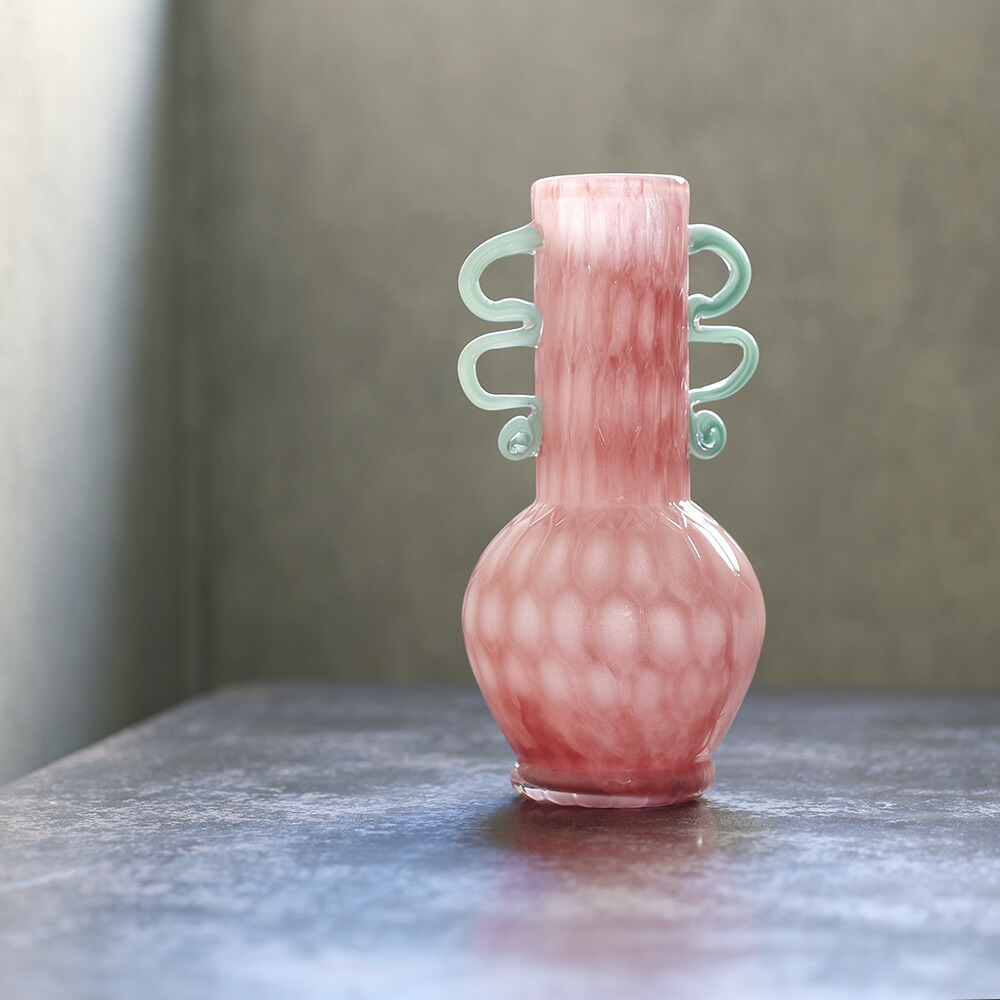 楽天市場】繊細なガラスで仕立てられた フラワーベース アート