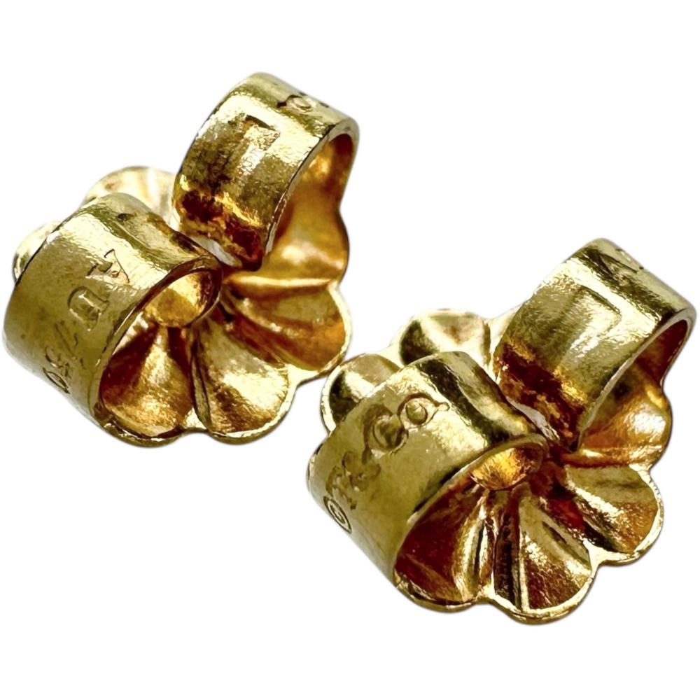 希少】美品！Tiffany ツイスト フープ ピアス YG 18金 k18 TIFFANY&Co