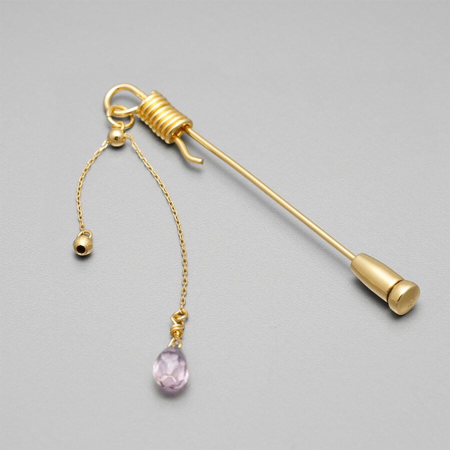 う*ん様 18K☆18金×パール×ダイヤ☆ピンブローチ う*ん様 18K☆18金