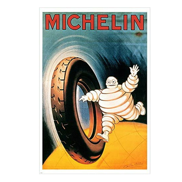 1900 年のミシュランタイヤ オリジナルポスター ビバンダムの作者