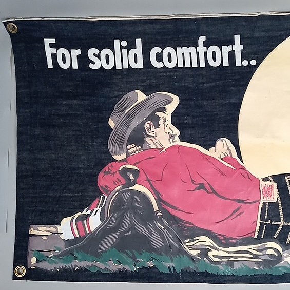 リーバイス 特大 デニム バナー 190×73cm 復刻 看板 ポスター 501